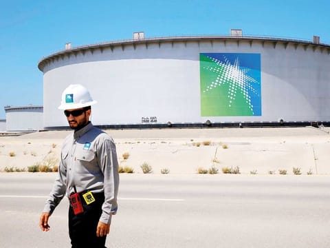 Saudi Aramco’s Ras Tanura oil refinery and terminal. Saudi Armaco’s acquisition of Sabic for $69 billion is the leading M&A deal this year.