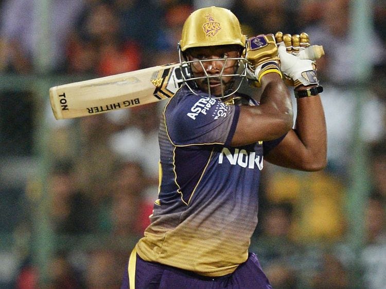 Kolkata Knight Riders batsman Andre Russell