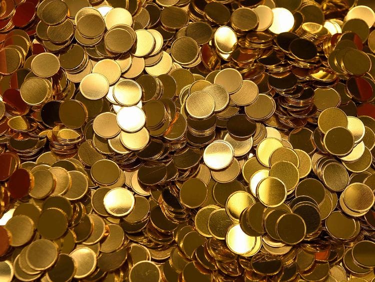 Gold coins