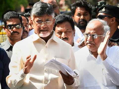 Andhra Pradesh Chief Minister and Telugu Desam Party President N Chandrababu Naidu 