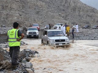 People stranded due to flash floods in RAK get help from police   