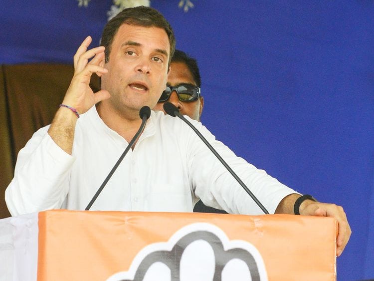 Indian National Congress President Rahul Gandhi