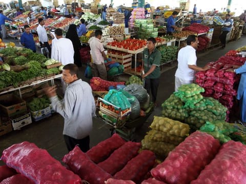 Picture for illustrative purposes - A fruit and vegetable market in Dubai 