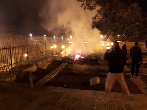 The blaze didn’t cause significant damage, but it did endanger a part of the worship site that’s over 2,000 years old.