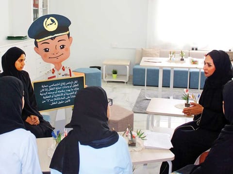 Dubai police trained 204 safety ambassadors from 18 schools in Dubai