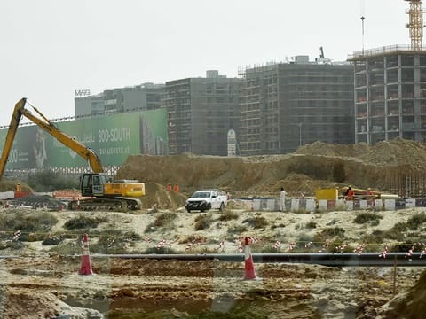 Construction work at Dubai South.  Photo for illustrative purposes only.