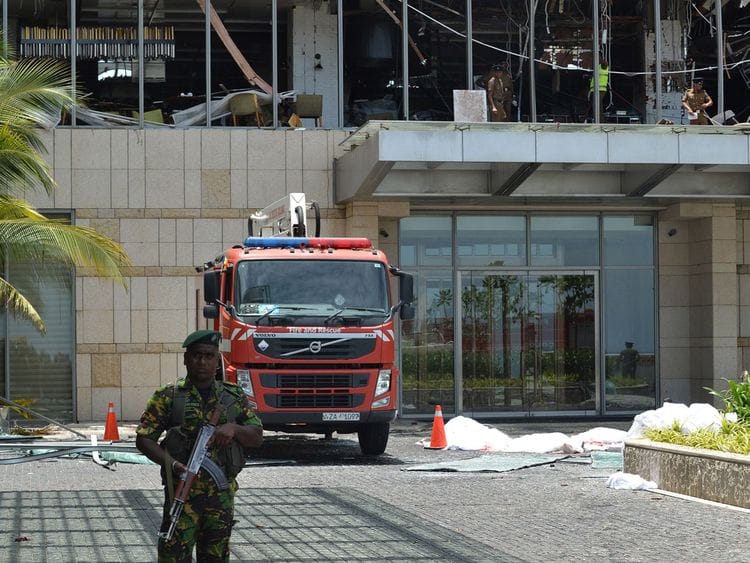 Sri Lanka blasts hotel
