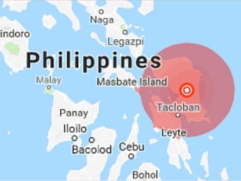 The US Geological Survey said the earthquake hit near Tutubigan, 68km from Tacloban, and hundreds of kilometres south of the quake that hit near Manila.