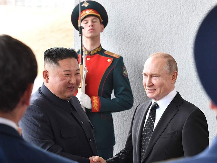 Putin and Kim 20190425
