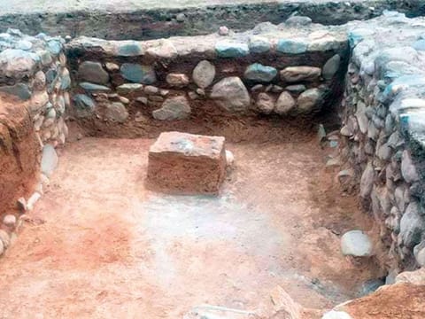One of the sites excavated.