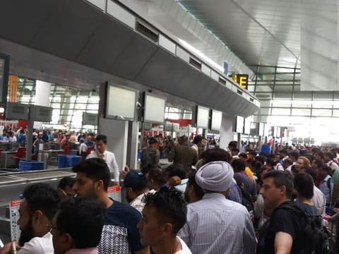 Air India flights are grounded due to a technical glitch
