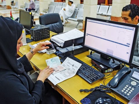The visa section at GDRFA. Every job hunter with six-month visas must pay attention to the expiry dates of their visas and change their status either by transferring their sponsorship to an employer or by leaving the country.
