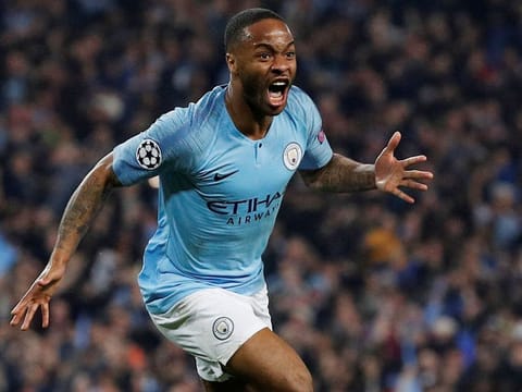Raheem Sterling struck off a controversial spot kick to help leaders Manchester City gain full points on Saturday night.