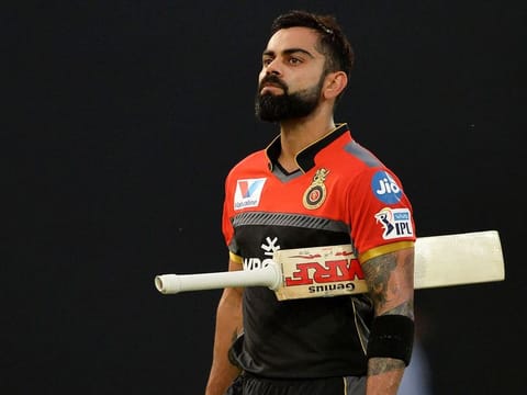 Virat Kohli in action for Royal Challengers Bangalore in IPL last year.