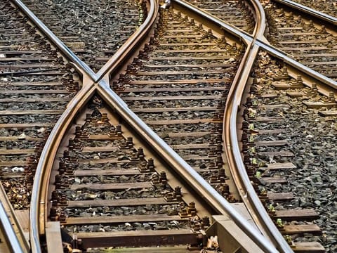 Trains were delayed for over an hour in Bihar after a man was found sleeping on the railway tracks. 