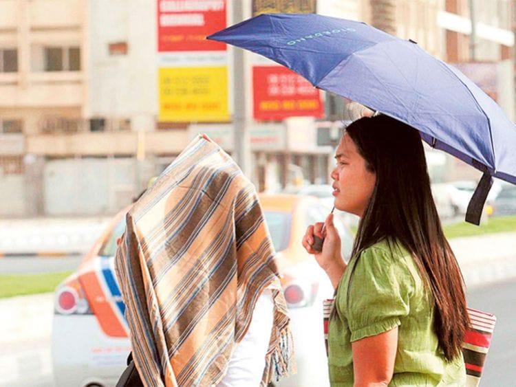 Summer heat in Dubai 