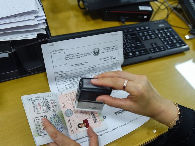 Visa, GDRFA