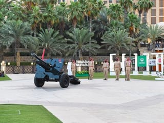 Cannons are ready to mark start of Ramadan
