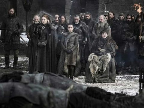A scene from 'Game of Thrones'.