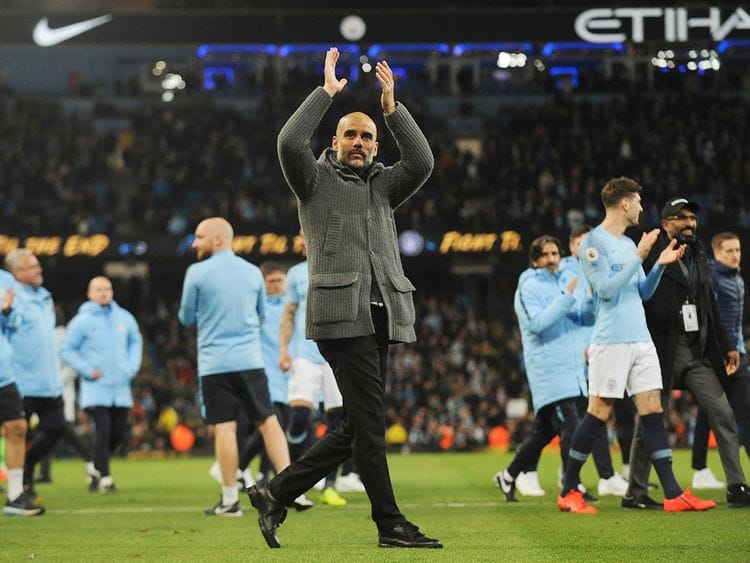 Manchester City manager Pep Guardiola
