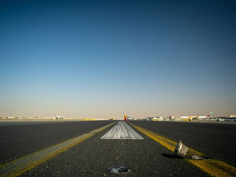 The refurbishment has meant a 32 per cent reduction in the 1,200 aircraft movements at Dubai International Airport.