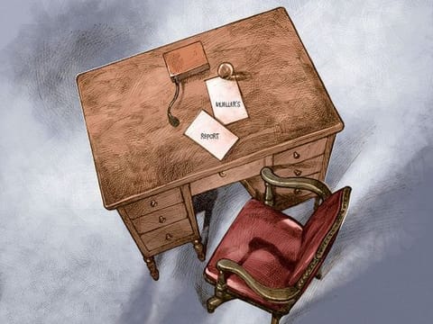 Mueller's desk