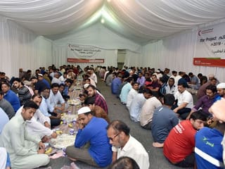 Iftar tents bring people from all walks of life together in Abu Dhabi