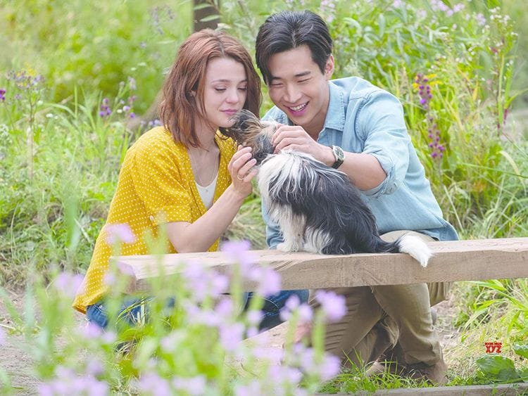 tab Kathryn Prescott and Henry Lau in A Dog's Journey-1557903280690