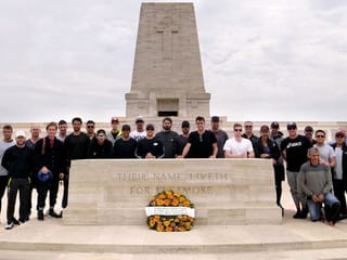 Gallipoli visit inspires Aussies ahead of World Cup