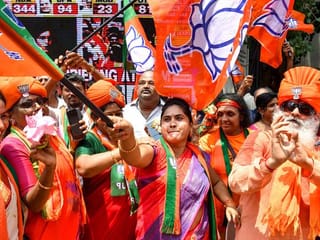Pictures: Indian PM Modi on course for victory