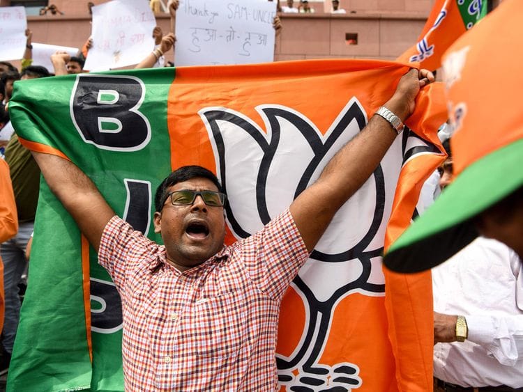 BJP supporter India Elections