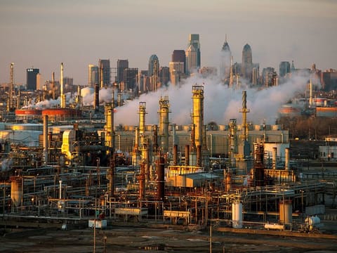 Higher US oil shipments to China could come at the expense of GCC producers, which is why prompt action must be taken on multiple fronts. Pictured here is the Philadelphia Energy Solutions oil refinery owned by The Carlyle Group.