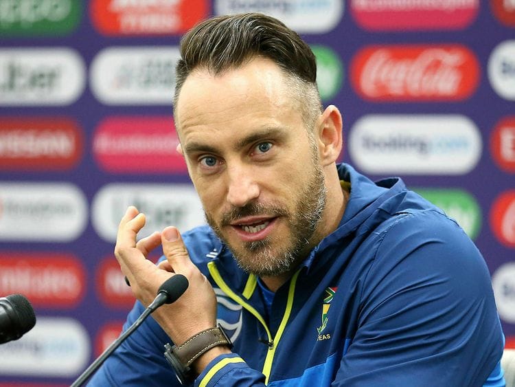 South Africa's Faf du Plessis