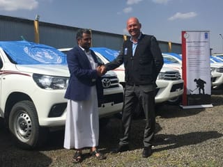 Yemen government slams UN for giving vehicles to Al Houthis