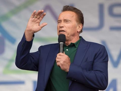 Hollywood actor Arnold Schwarzenegger