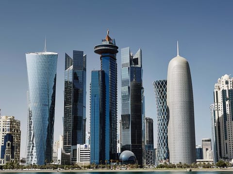 A picture of the Doha skyline