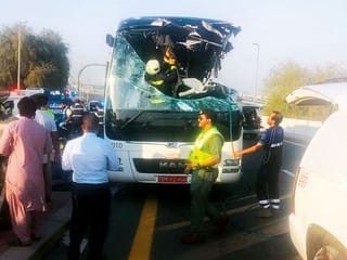 Officials swing into action after Dubai bus crash