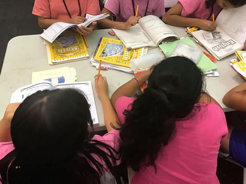 Unaccompanied alien children at an Office of Refugee Resettlement (ORR) funded shelter in Homestead, Florida. 