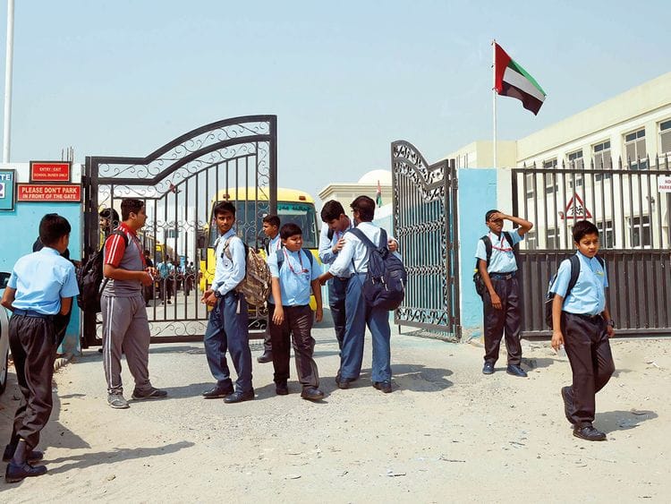 Students of New Indian Model School Ajman