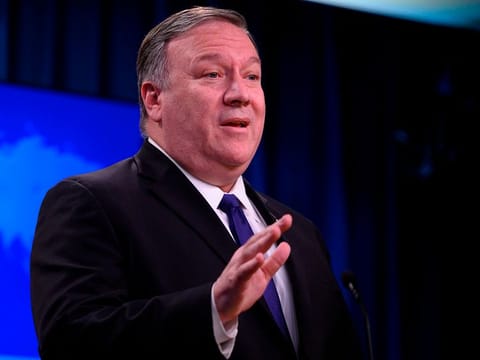 Former US secretary of state Mike Pompeo