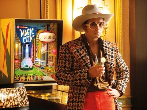 Taron Egerton as Elton John in Rocketman from Paramount Pictures.