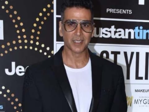 Actor Akshay Kumar at the red carpet of "The Hindustan Times Indiaâs Most Stylish Awards 2019"  in Mumbai, on March 29, 2019. (Photo: IANS)