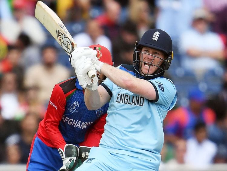 England's captain Eoin Morgan