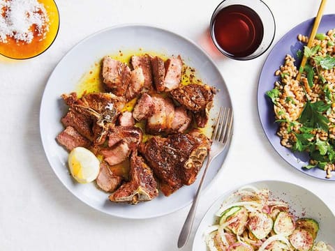 Crisp loin chops, seasoned with fennel and cracked black pepper. The author Alison Roman credits the the meaty, savory loin chop with changing her unfavorable opinion on lamb.