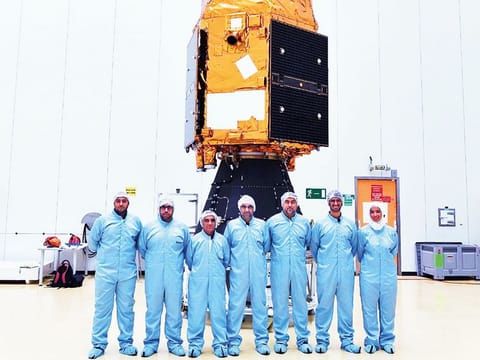  The Space Agency of the UAE says that it will come back stronger to continue its ambitious space programme with the launch of launch Falcon Eye 2 soon. File photo