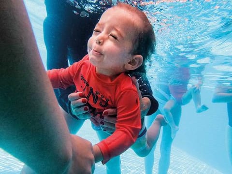 Child safety in pools: Babies learn to be water aware in UAE