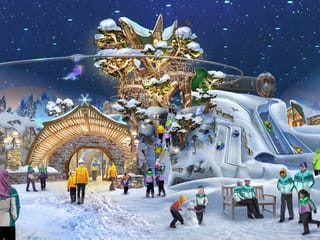 The world’s largest snow park will open in Abu Dhabi