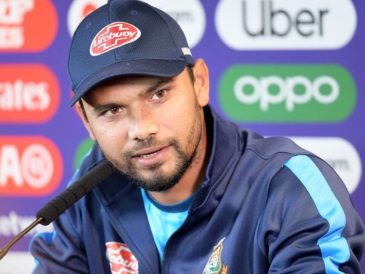 Bangladesh's captain Mashrafe Mortaza
