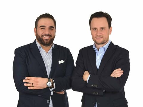 Charbel Nasr and Michael Truschler, co-Founder and CEO of FlexxPay 