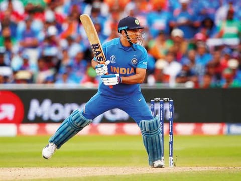 India’s Mahendra Singh Dhoni in action against Bangladesh. Reports say this is likely to be Dhoni’s last tour with the India team.